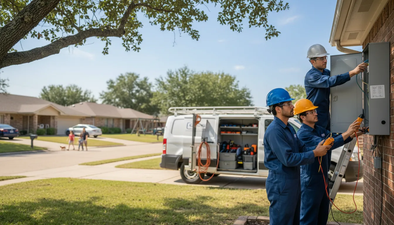 Certified electrician providing emergency electrical services in Johnsonville, IL